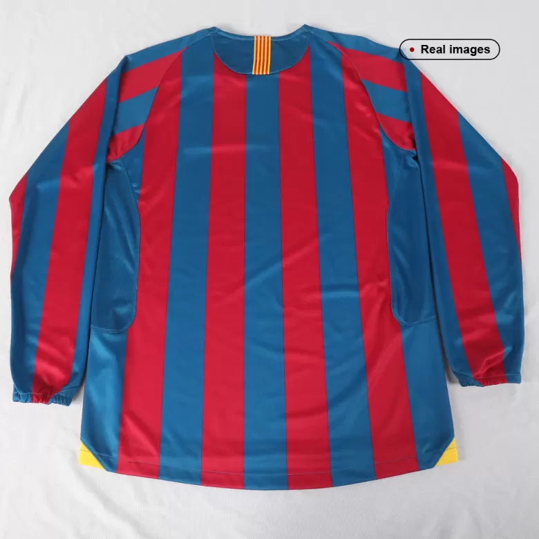2005/2006 FC Barcelona Iconic Home shirt : Thaï Quality Long Sleeve