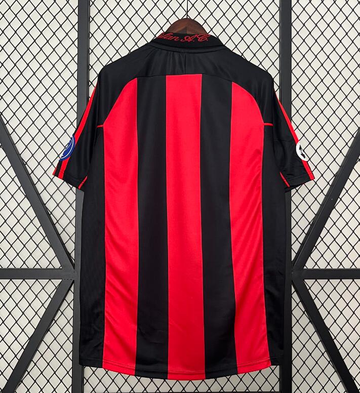 00-01 AC Milan Home UEFA Champions League
