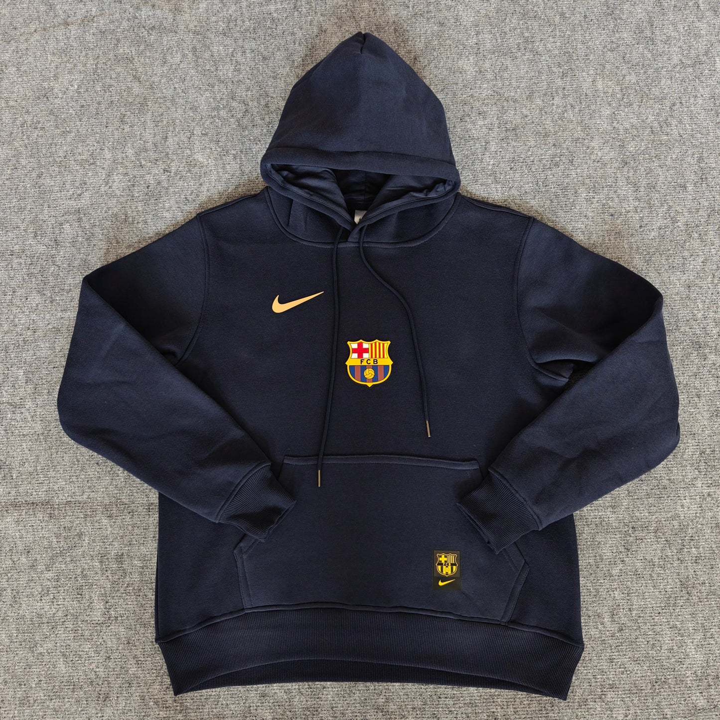 Barcelona Sweatshirt 24/25 Hoodie Centre-Logo - Pro Soccer Jersey