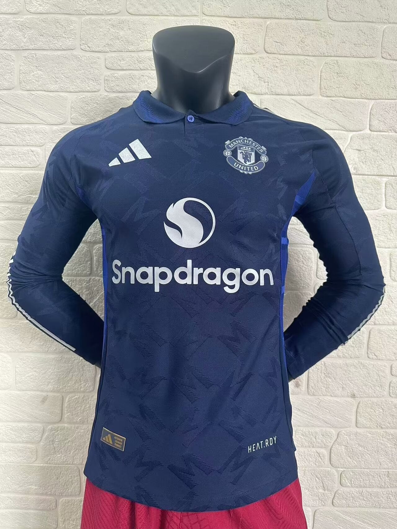 Manchester United Away 24/25 Player Version LS - Pro Soccer Jersey