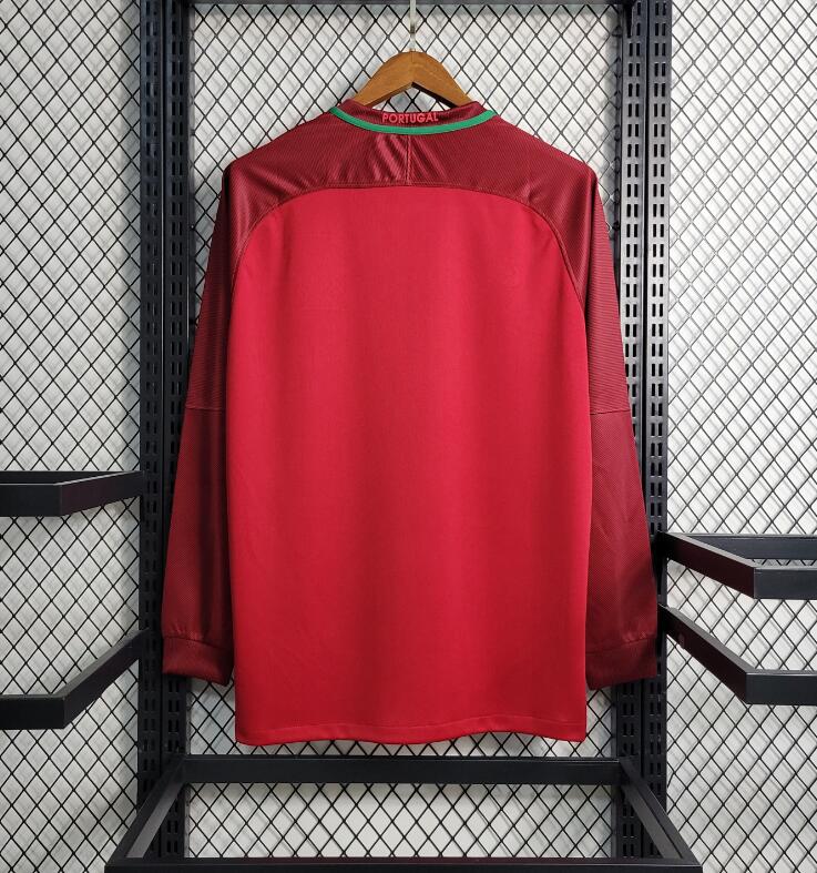 16-17 Portugal Home Long Sleeve