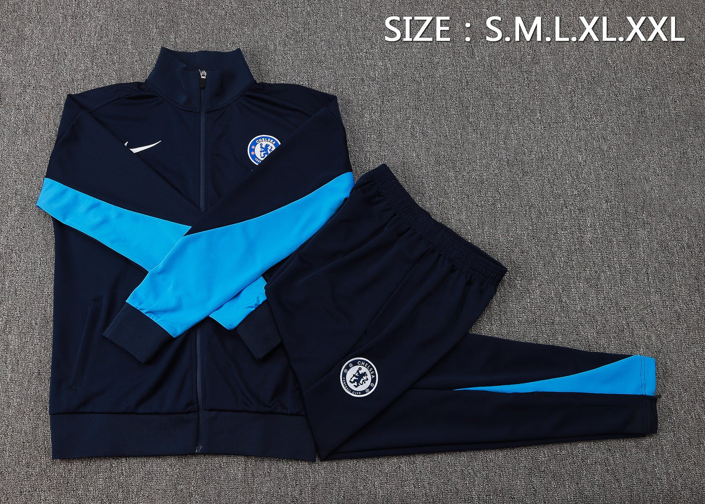 Chelsea Black/Blue Tracksuit 24/25 - Pro Soccer Jersey