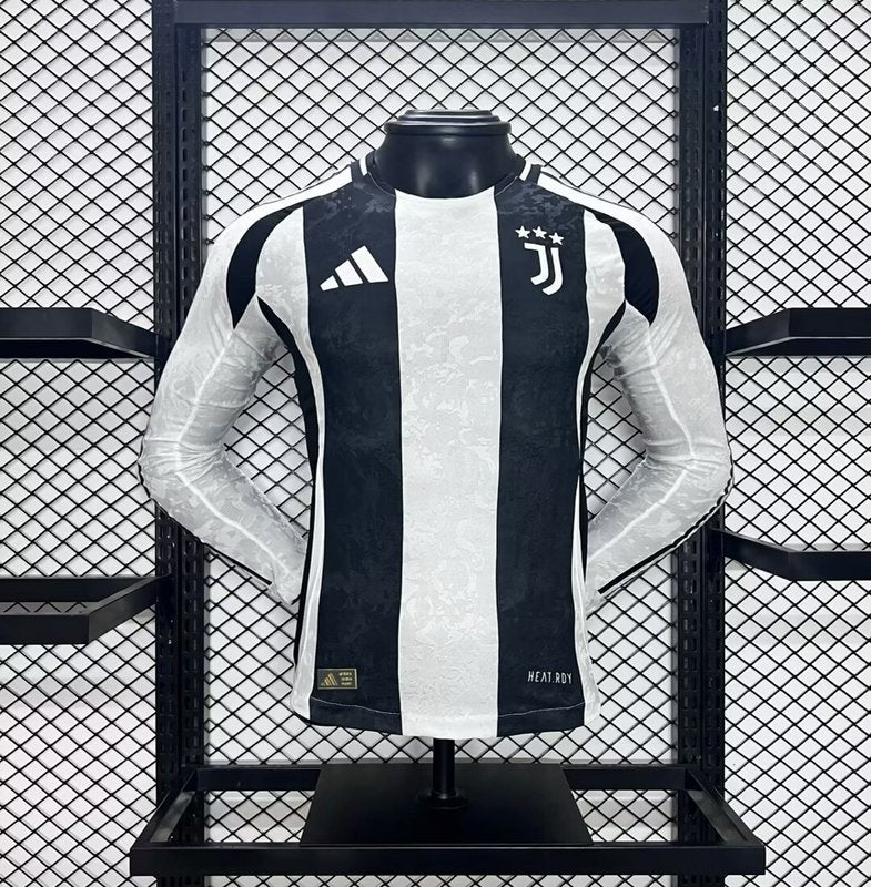 Juventus Home 24/25 Player Version LS - Pro Soccer Jersey