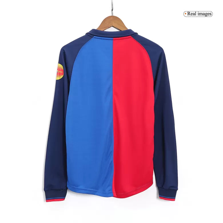Barcelona Retro Jersey Home Soccer Shirt 1999/00 LS