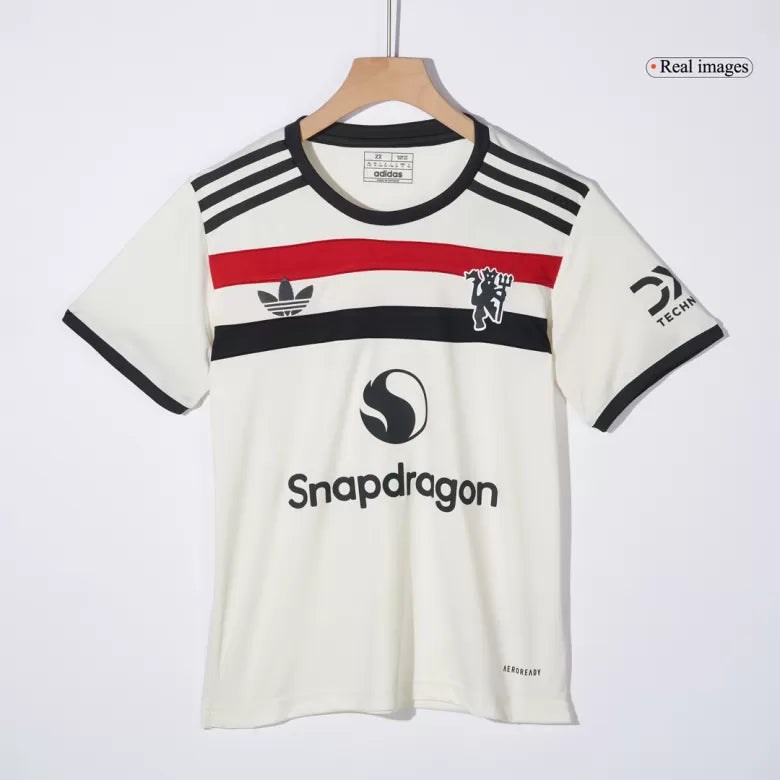 Kids Manchester United 2nd Away 24/25 Fan Version - Pro Soccer Jersey
