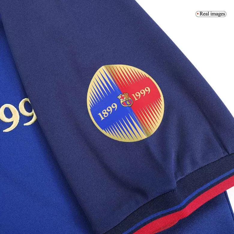 Barcelona Retro Jersey Home Soccer Shirt 1999/00