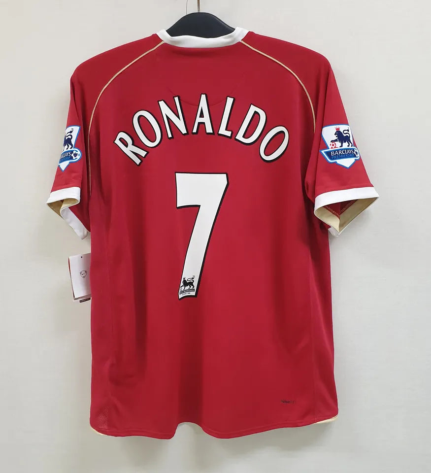Cr7 2006/2007 Man United Home Retro shirt : Thaï Quality - Pro Soccer Jersey