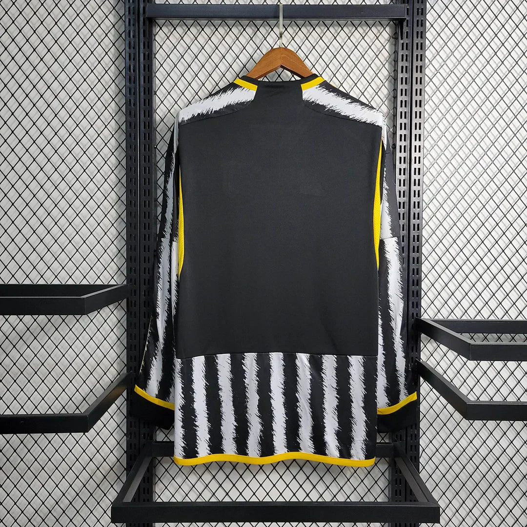2023/2024 FC Juventus Home shirt Long Sleeves : Thaï Quality - Pro Soccer Jersey
