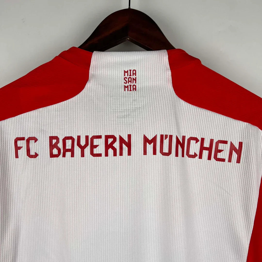 2023/2024 FC Bayern Munich Home shirt Long Sleeves : Thaï Quality - Pro Soccer Jersey