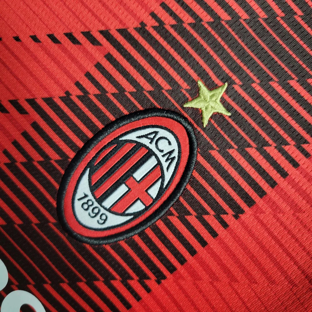 2023/2024 AC Milan Home Set Kids Size : Thaï Quality - Pro Soccer Jersey