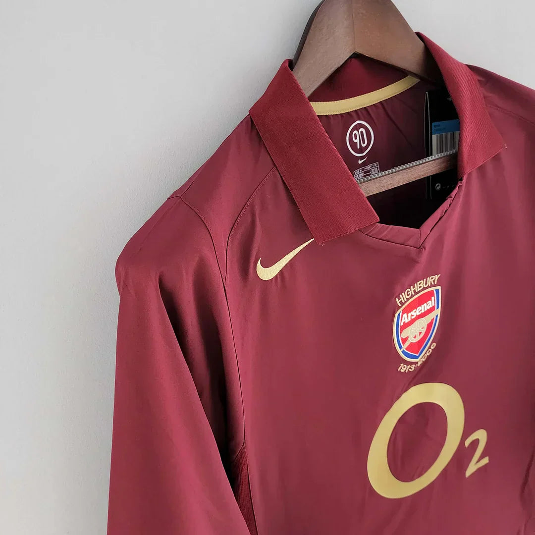 2004/2005 Arsenal FC Retro away shirt Long Sleeves : Thaï Quality - Pro Soccer Jersey