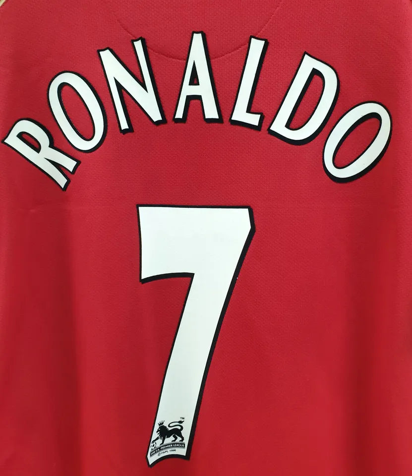Cr7 2006/2007 Man United Home Retro shirt : Thaï Quality - Pro Soccer Jersey