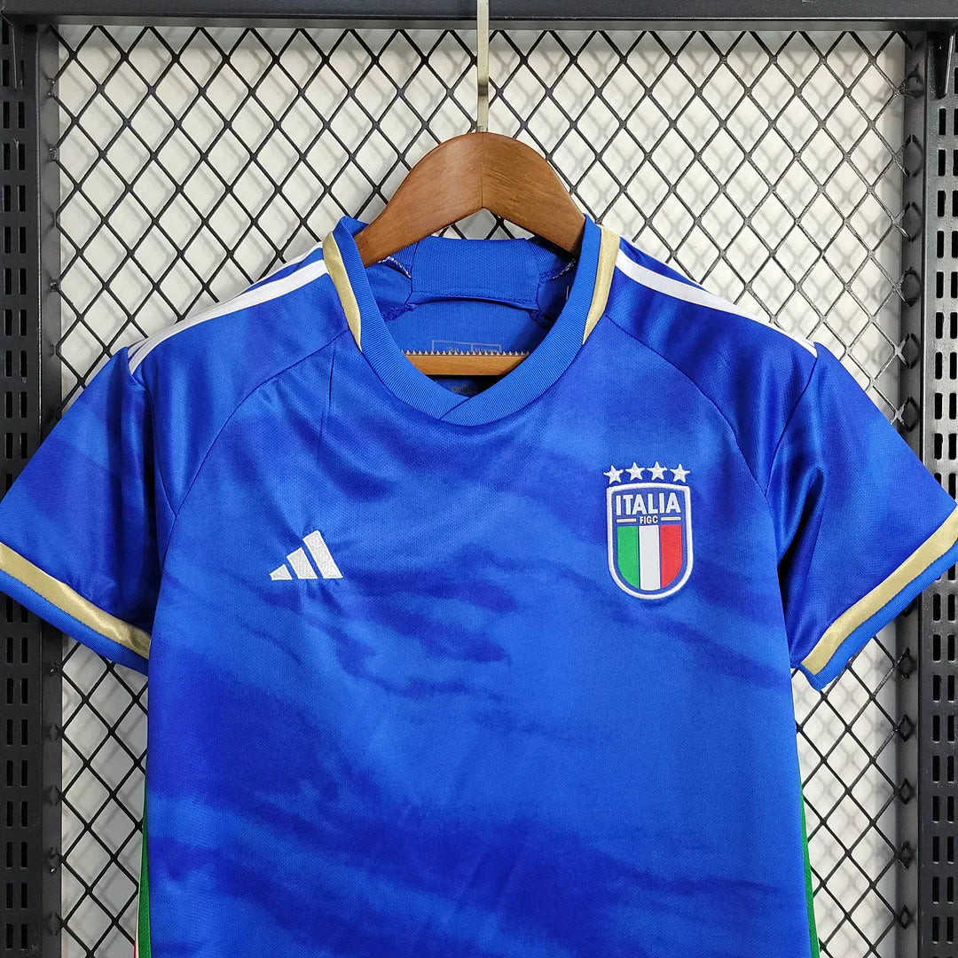 2023 Italy Home shirt Kids Size : Thaï Quality - Pro Soccer Jersey