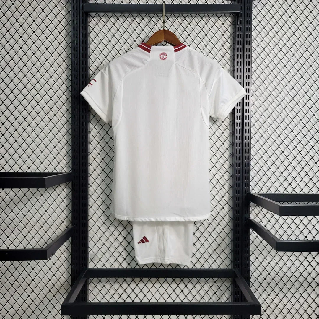 2023/2024 Man United away Set Kids Size : Thaï Quality - Pro Soccer Jersey