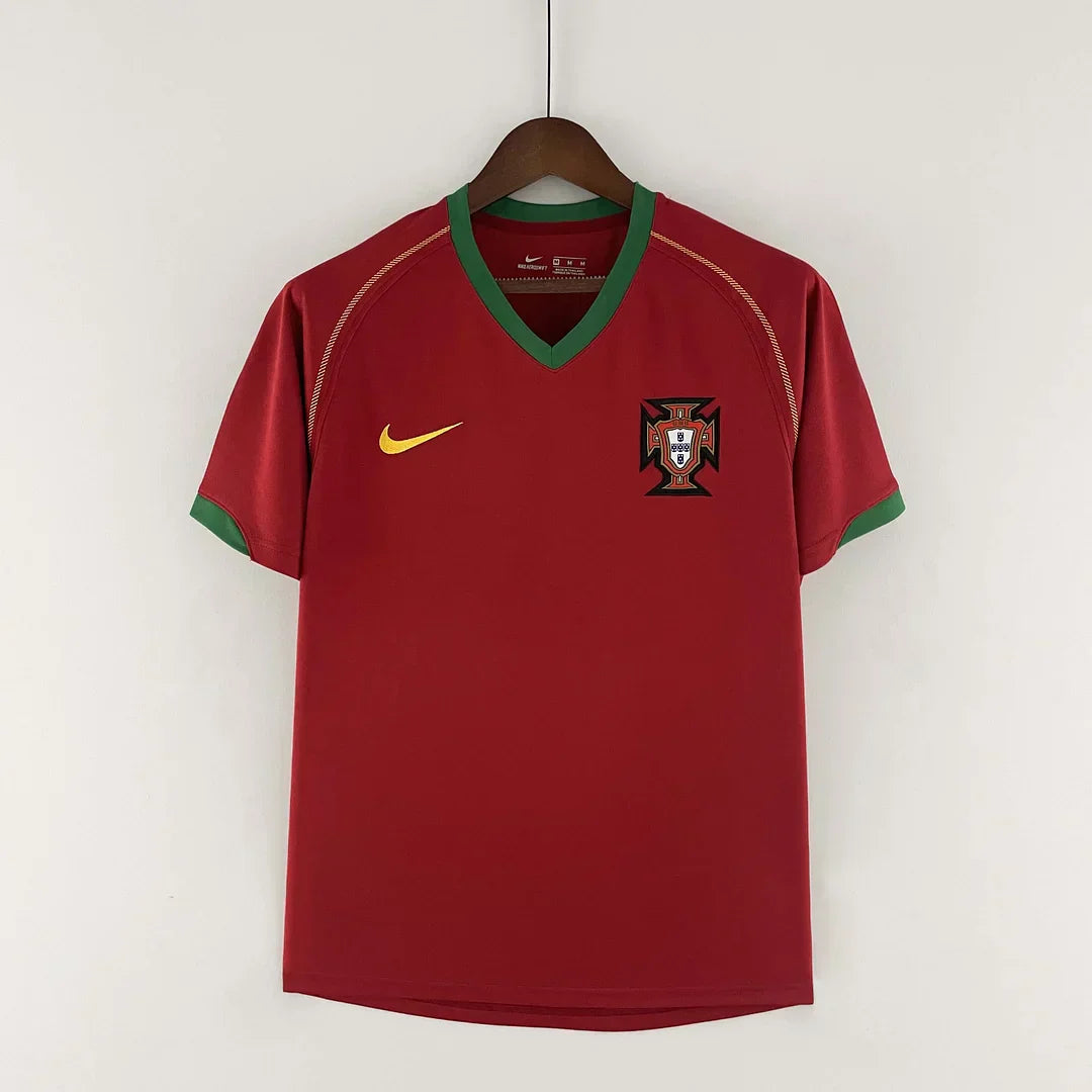 2006 FIFA World Cup Portugal Retro Home shirt : Thaï Quality - Pro Soccer Jersey