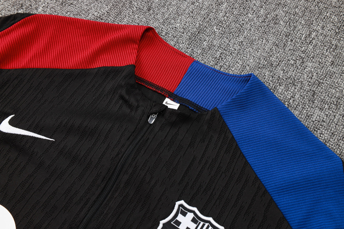 Barcelona Tracksuit 24/25 Fully Black - Pro Soccer Jersey