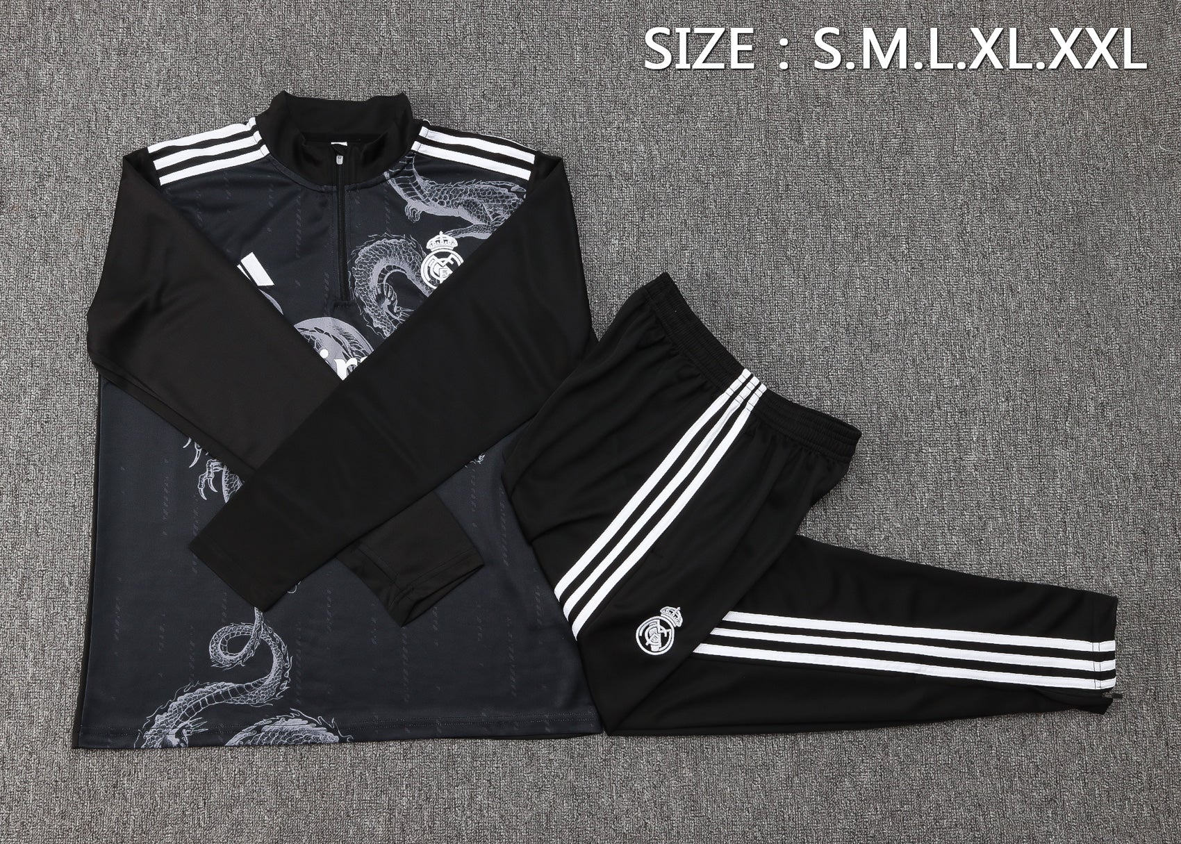 Real Madrid Tracksuit 24/25 Dragon Edition - Pro Soccer Jersey