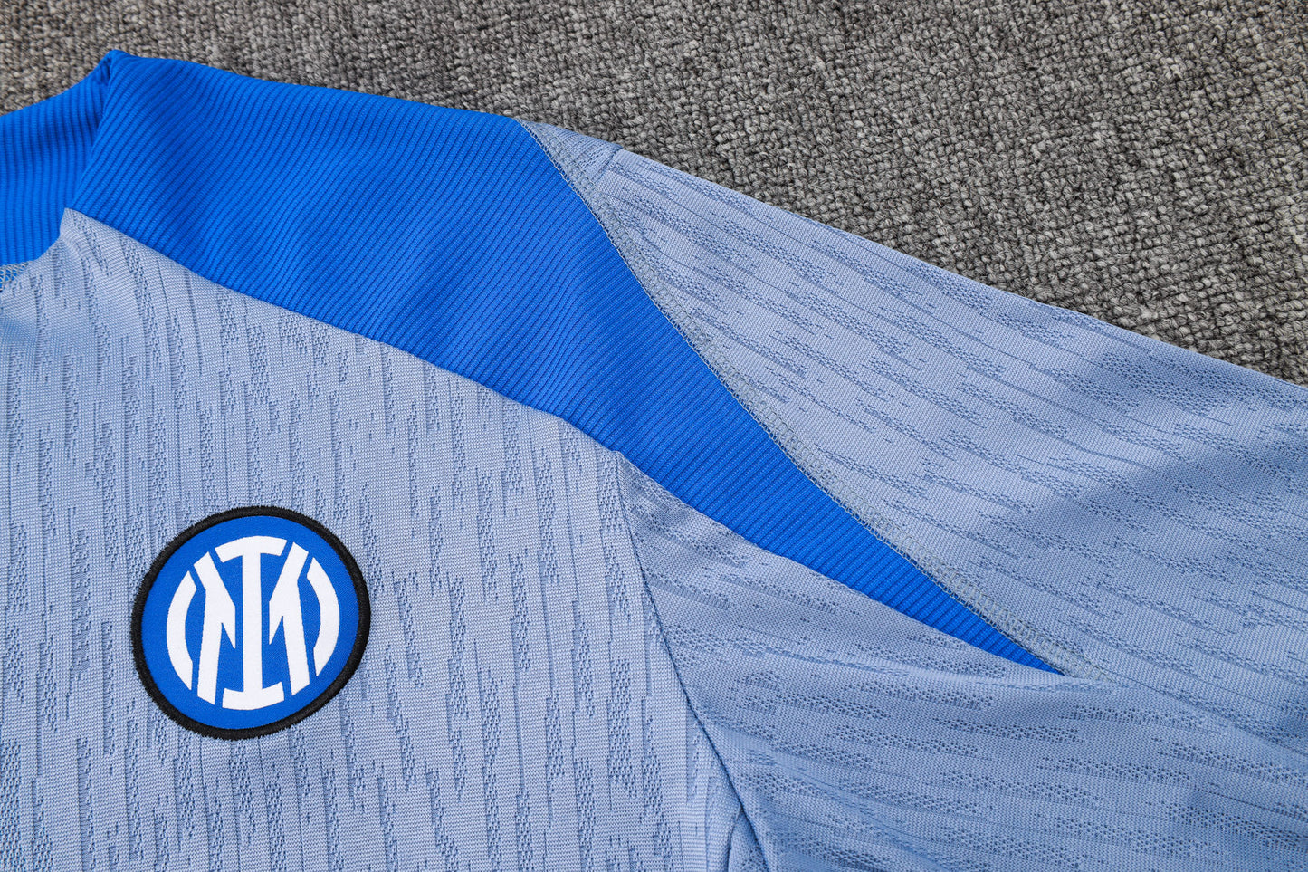 Inter Milan Home Tracksuit 24/25 Fully Gray - Pro Soccer Jersey