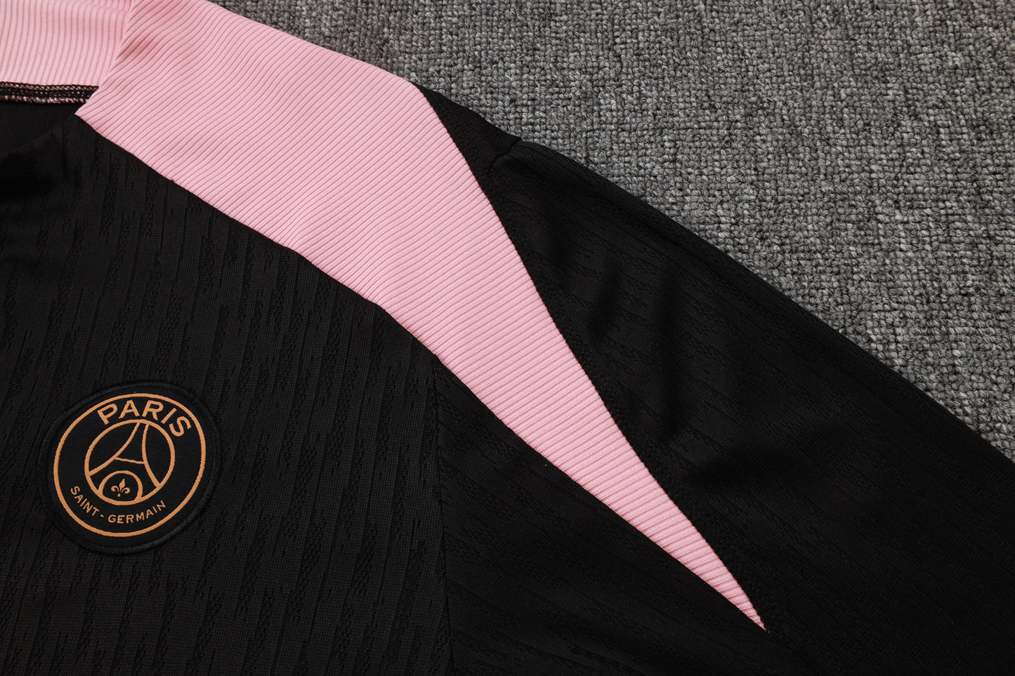 PSG Fully Black Tracksuit 24/25 - Pro Soccer Jersey