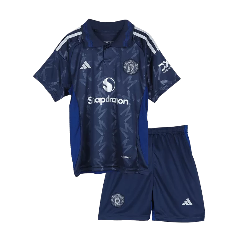 Kids Manchester United Away 24/25 Fan Version - Pro Soccer Jersey