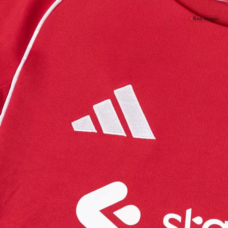 2025/2026 Long Sleeve Liverpool Home Football Shirt