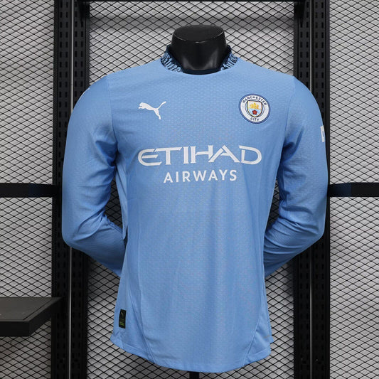 Manchester City Home 24/25 Player Version LS - Pro Soccer Jersey