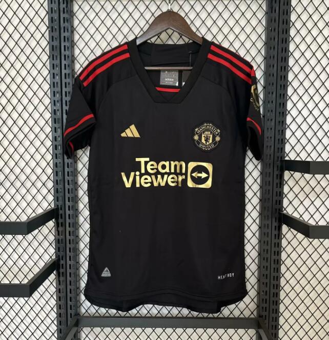 23-24 Manchester United Black Training Suit