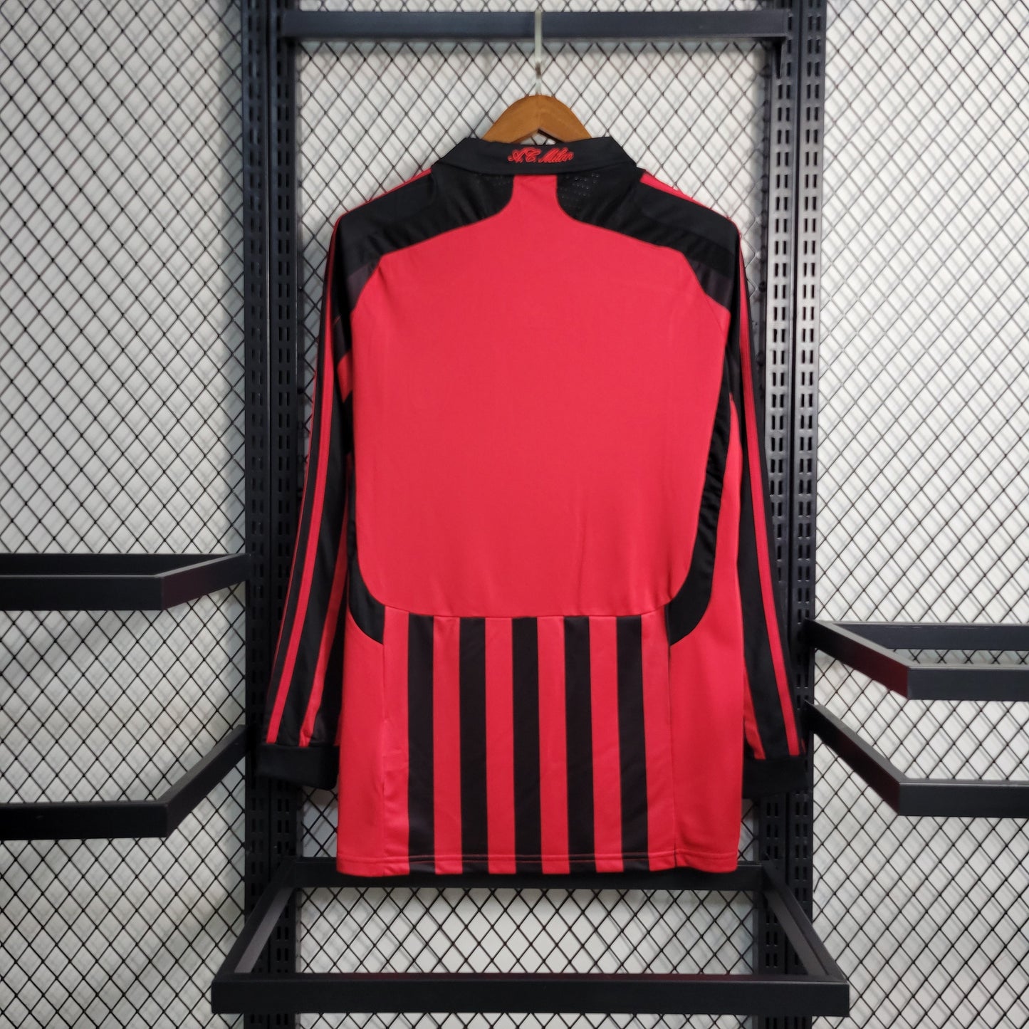 07-08 Retro AC Milan Home Long Sleeve