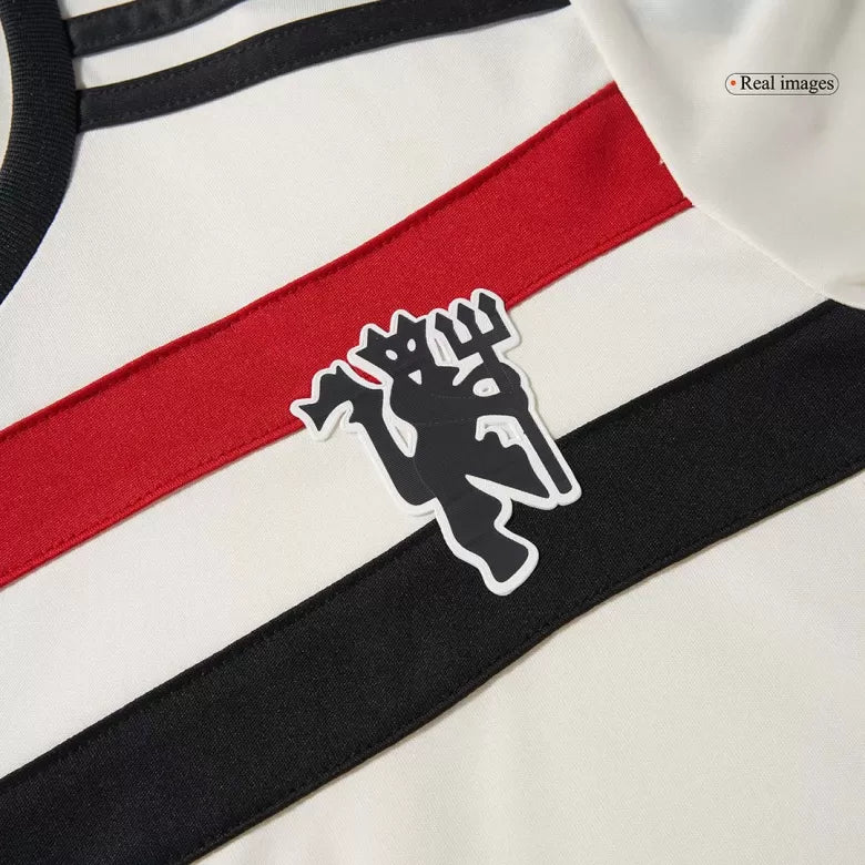 Kids Manchester United 2nd Away 24/25 Fan Version - Pro Soccer Jersey