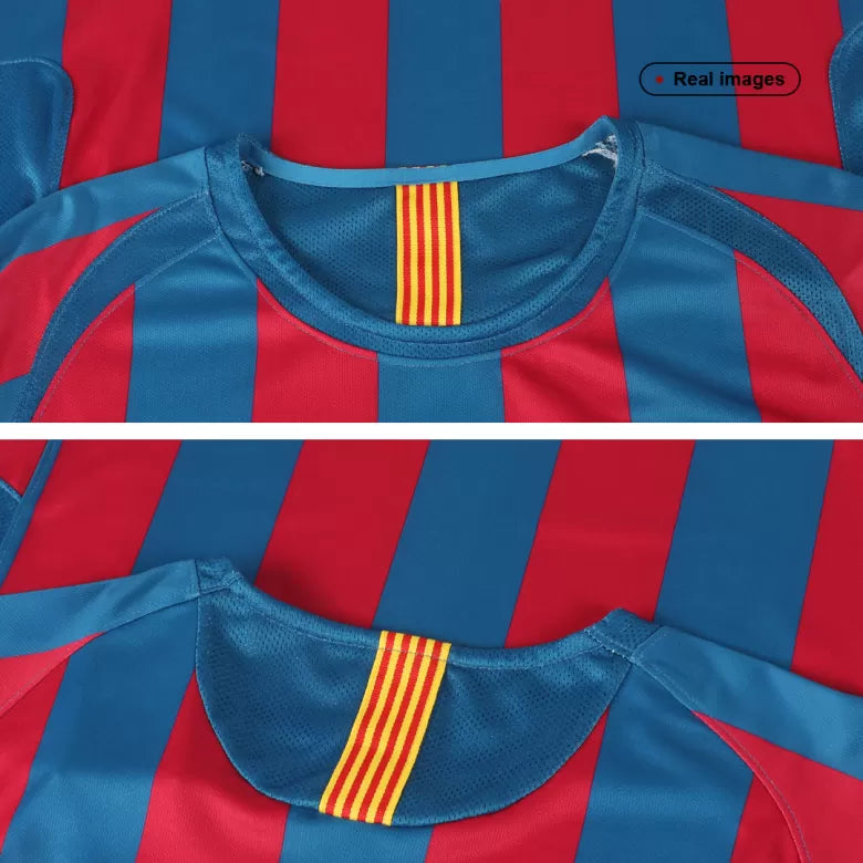 2005/2006 FC Barcelona Iconic Home shirt : Thaï Quality Long Sleeve