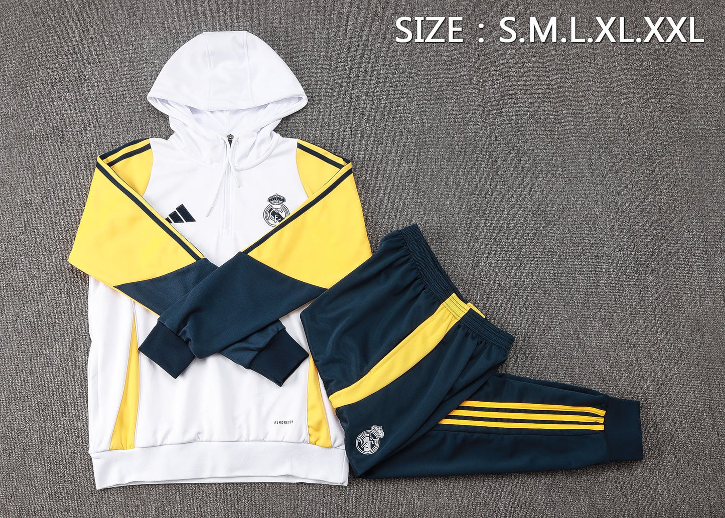 Real Madrid Tracksuit 24/25 Hoodie Version - Pro Soccer Jersey