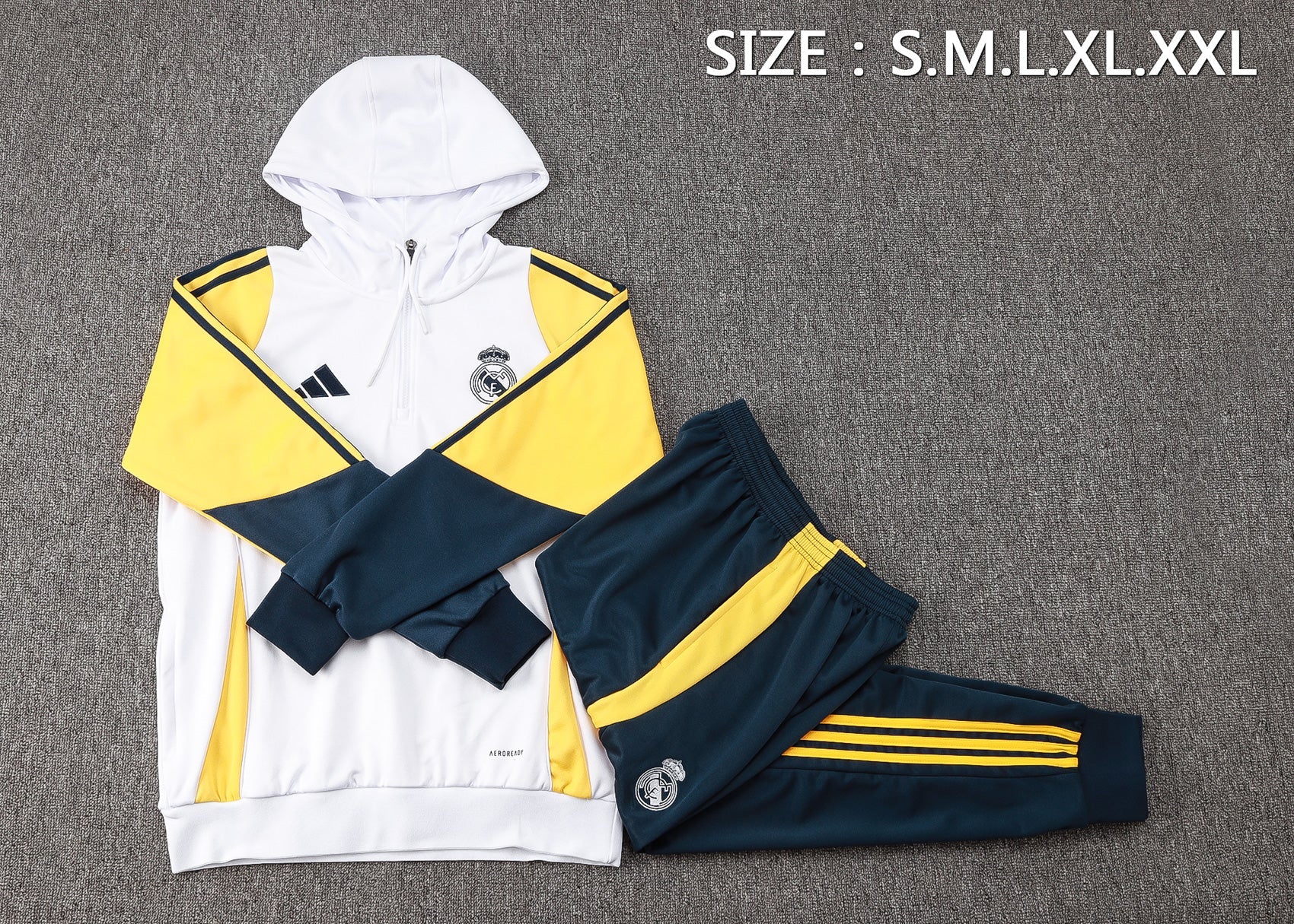 Real Madrid Tracksuit 24/25 Hoodie Version - Pro Soccer Jersey