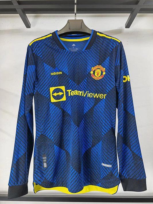 Manchester United 2nd Away 21/222 Player Version LS - Pro Soccer Jersey