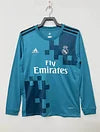 2017/2018 FC Real Madrid Retro away shirt Long Sleeves : Thaï Quality