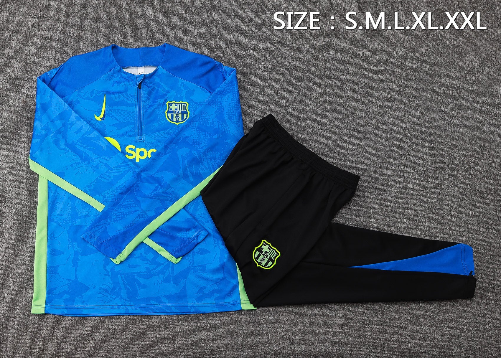 Barcelona Blue Tracksuit 24/25 - Pro Soccer Jersey