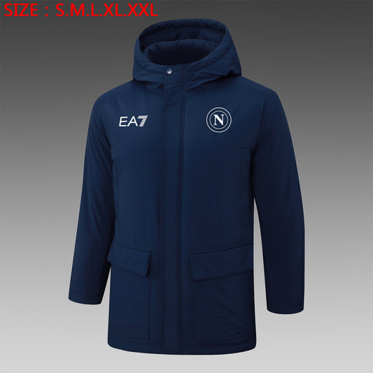 Napoli 24/25 Winter Navy Jacket - Pro Soccer Jersey
