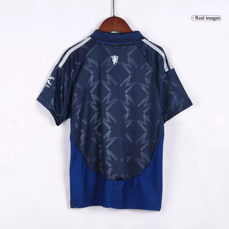 Kids Manchester United Away 24/25 Fan Version - Pro Soccer Jersey