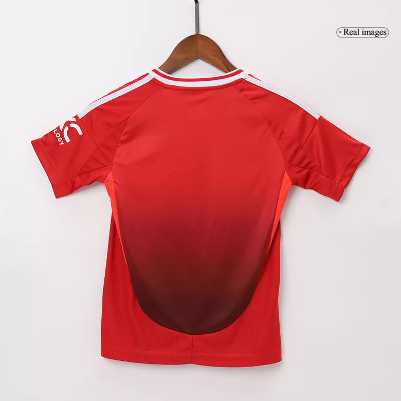 Kids Manchester United Home 24/25 Fan Version - Pro Soccer Jersey