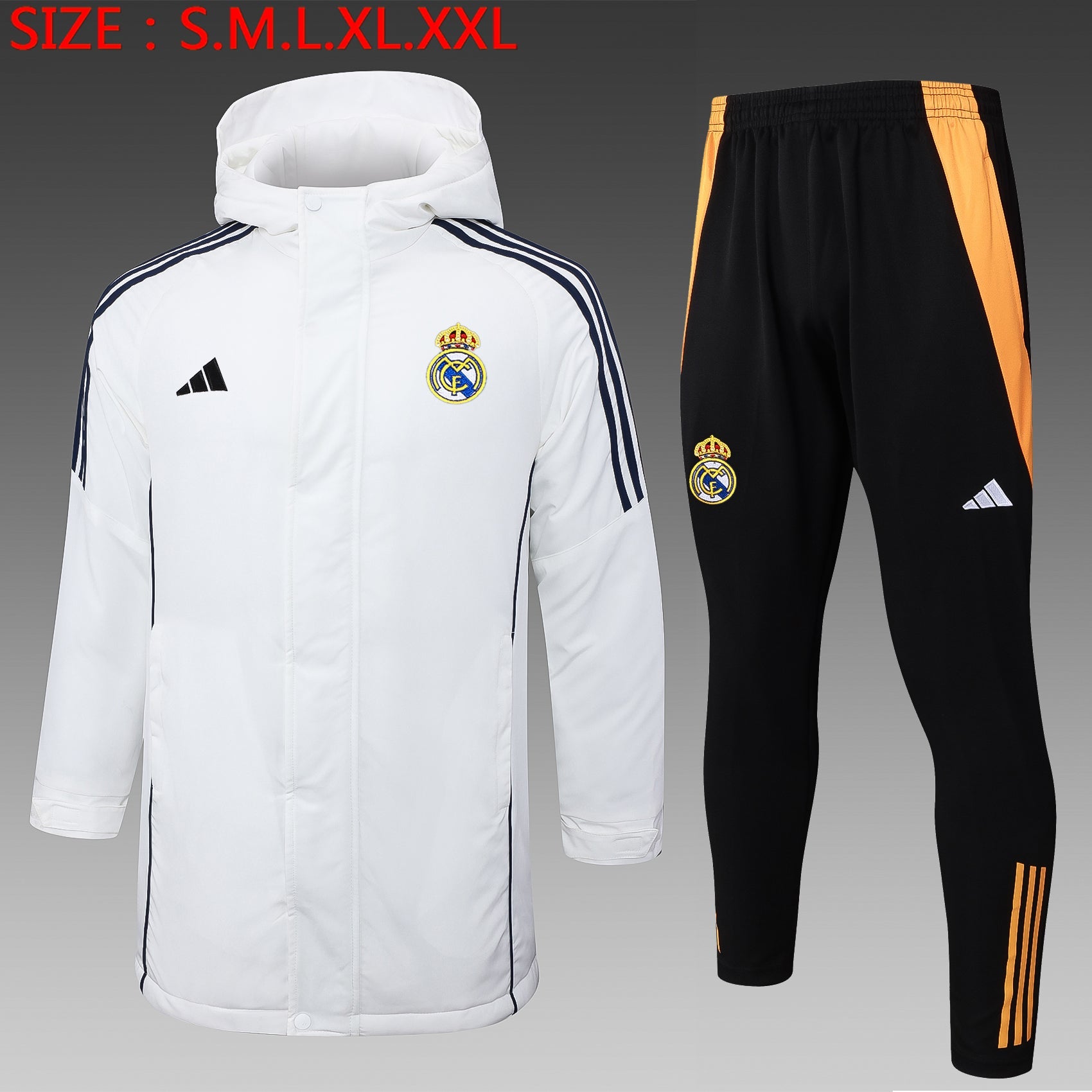 Real Madrid Windbreaker Tracksuit 24/25 LV 2 - Pro Soccer Jersey
