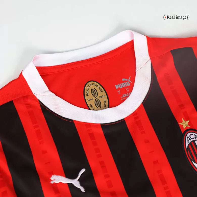 Kids AC Milan Home 24/25 Fan Version