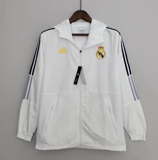 22-23 Real Madrid windbreaker White