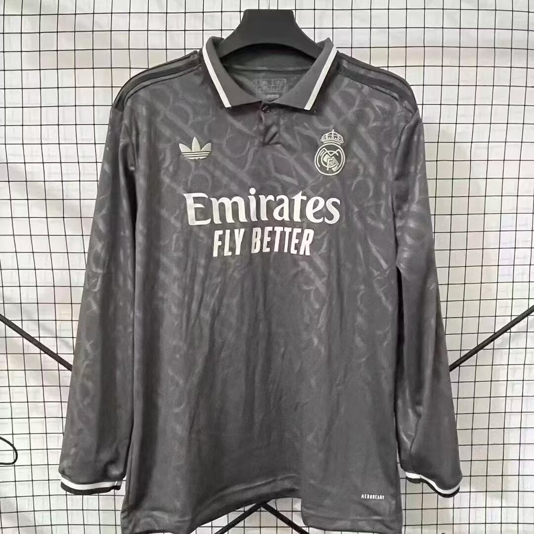 Real Madrid 3rd 24/25 Fan Version LS - Pro Soccer Jersey