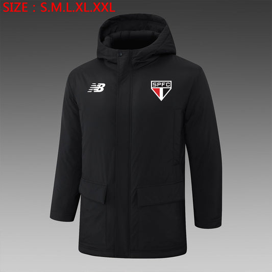 Sao Paulo Winter Black Jacket - Pro Soccer Jersey