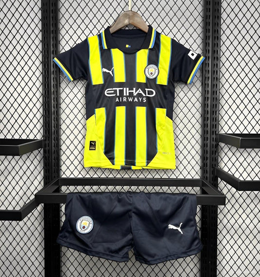 Kids Manchester City Away 24/25 Fan Version - Pro Soccer Jersey