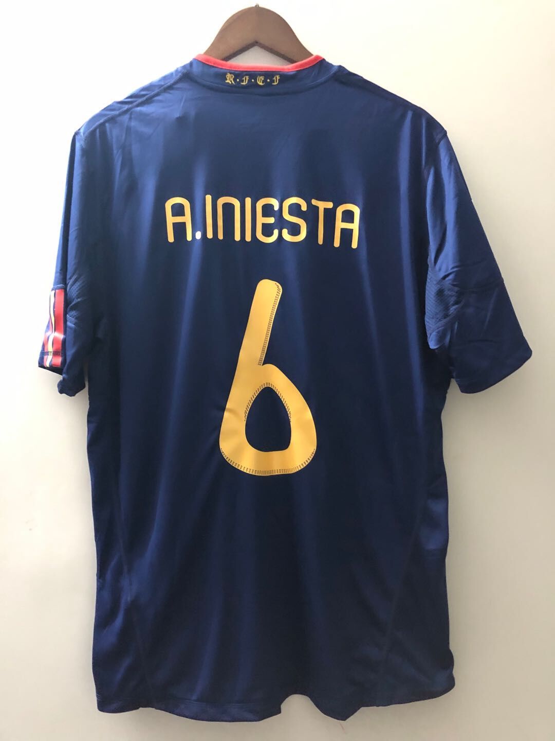 Spain away 2010 INIESTA #6