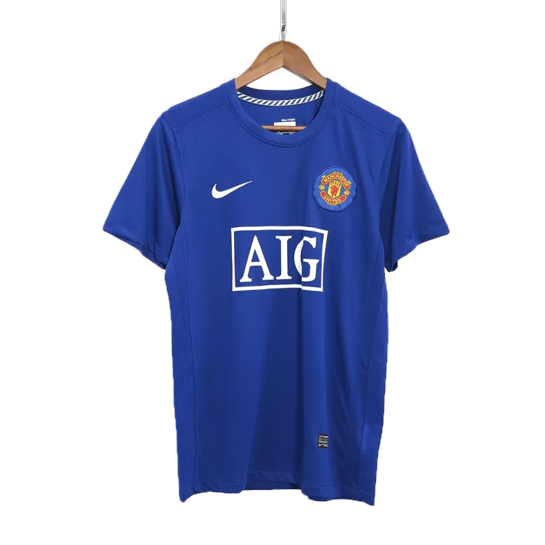Cr7 2008/2009 Man United Retro away shirt short Sleeves : Thaï Quality