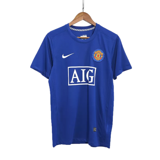Cr7 2008/2009 Man United Retro away shirt short Sleeves : Thaï Quality