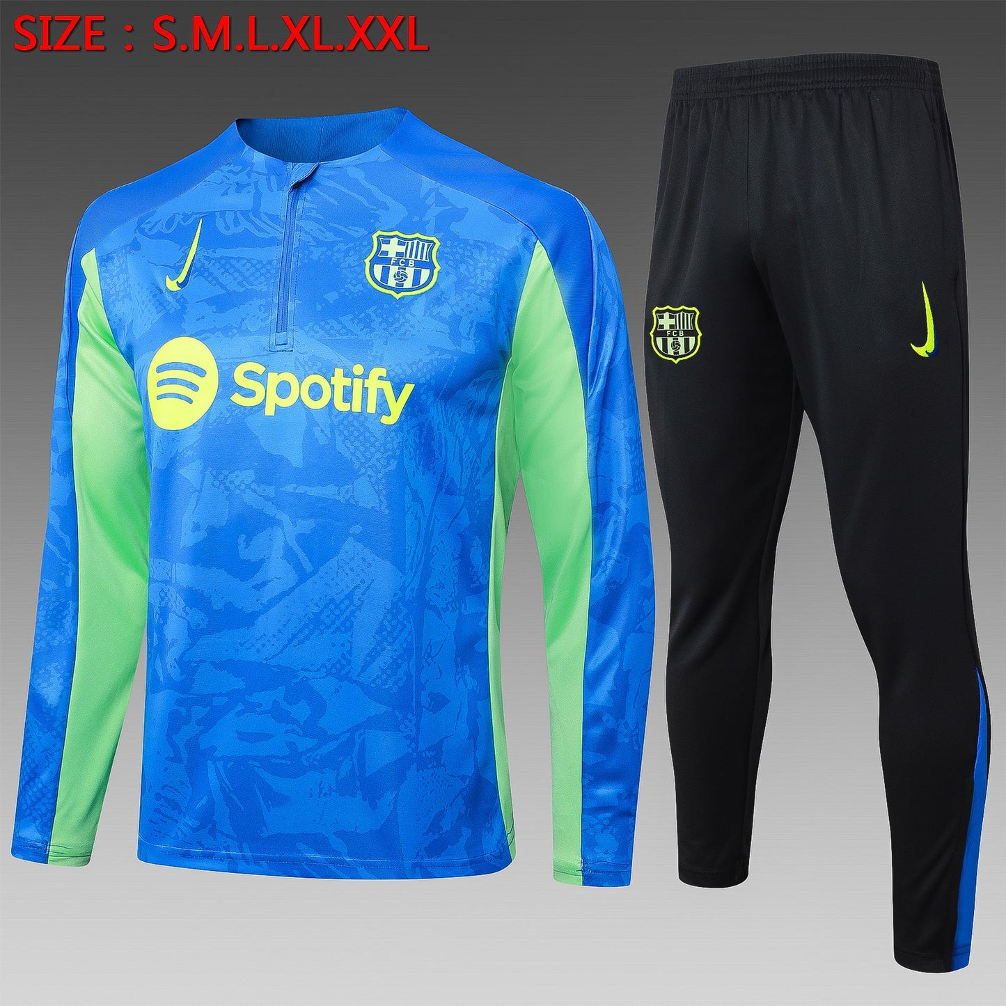 Barcelona Blue Tracksuit 24/25 - Pro Soccer Jersey