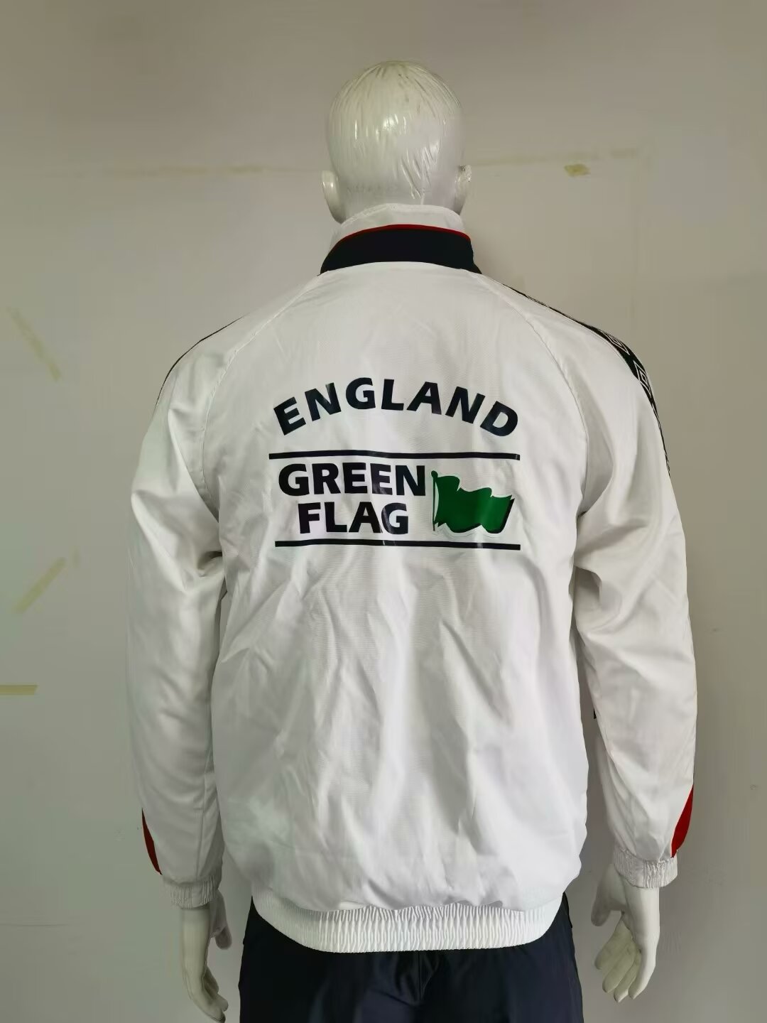 England Black Windbreaker Jacket Umbro - Pro Soccer Jersey