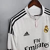 2014/2015 FC Real Madrid Retro Home shirt Long Sleeves : Thaï Quality